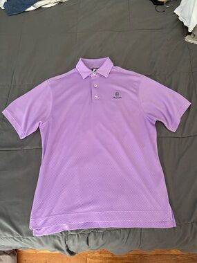 Footjoy Golf Polo - Purple - Mens M